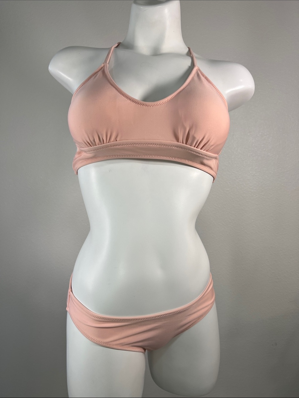 Cupshe Blush Peach Two-Piece Bikini Set
